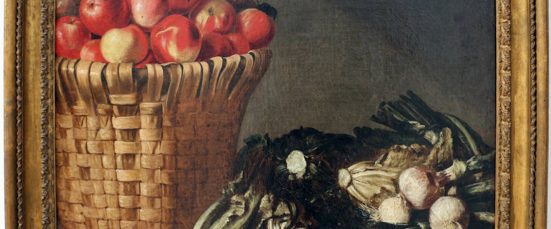 Pittore di rodolfo lodi, cesto di frutta e ortaggi, 1680 ca foto di Sailko